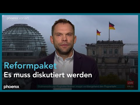 phoenix nachgefragt mit Jan Dörner zum Reformpaket der Bundesregierung am 03.11.25