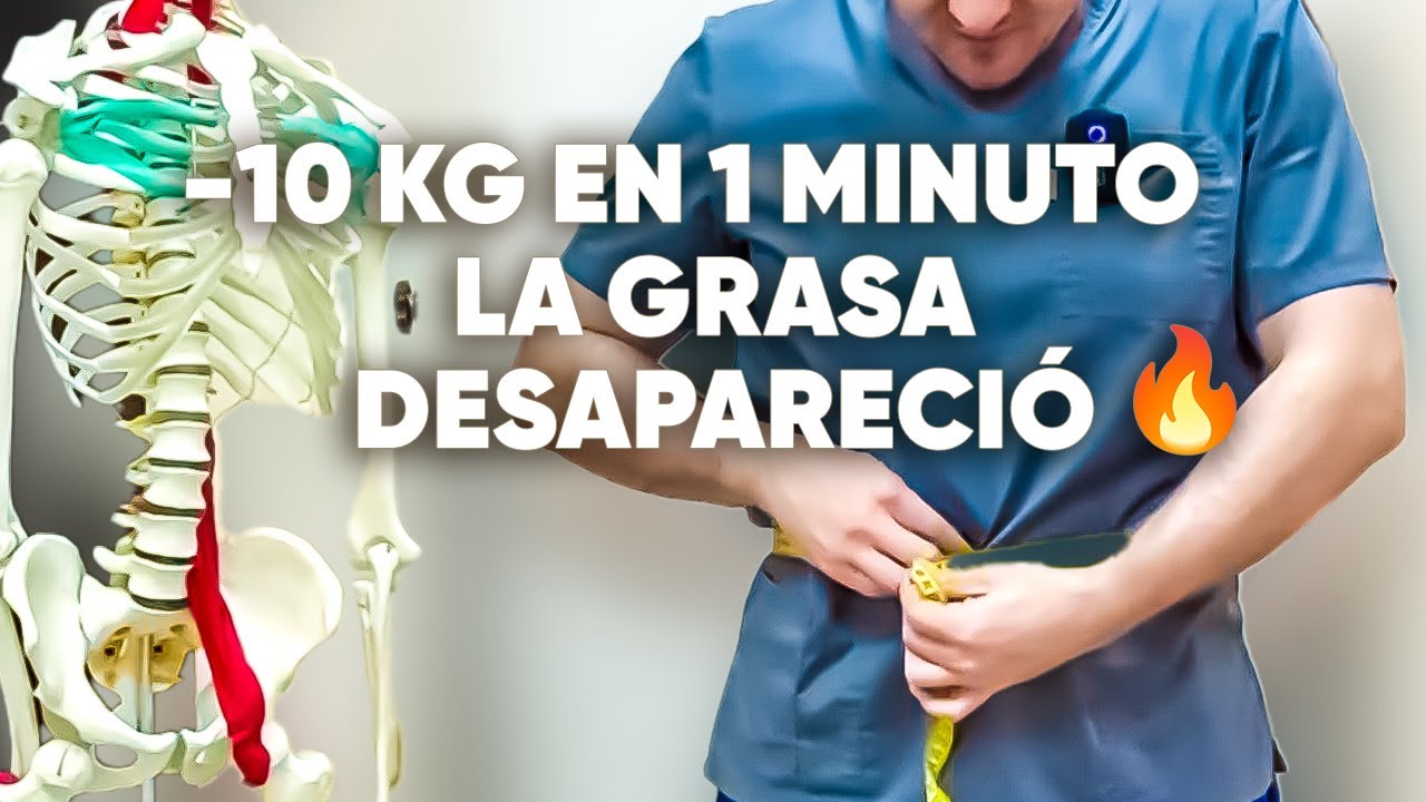 Menos 10 kg por 1 minuto por hora por día todos los meses por año.Olvídate de la grasa del vientre.