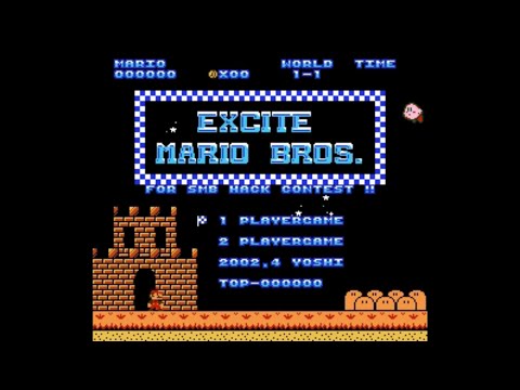SMB Hack Longplay - Excite Mario Bros.