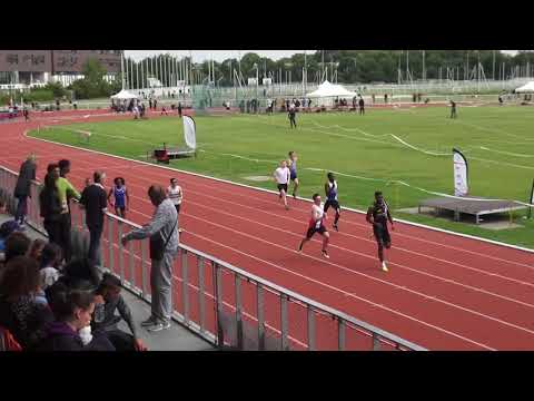 22''40: BATRIN Nicolas-alexand(200m JUM S1) -  Chpts régionaux CAM-JUM PONTOISE,  8 juin 2019