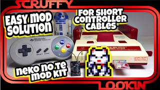 Easy Mod Solution for Short Famicom Controller Cables