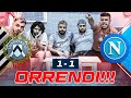 🤢 ORRENDI!!! UDINESE 1-1 NAPOLI | LIVE REACTION NAPOLETANI HD