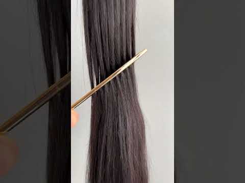 олосся для гарячого нарощування на капсулах, 50 см, пряме, 200 пасм, чорно-коричневе (1B) video