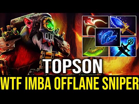 TOPSON [Sniper] IMBA Offlane Destroys Ursa | Dota 2 7.30E Highlights