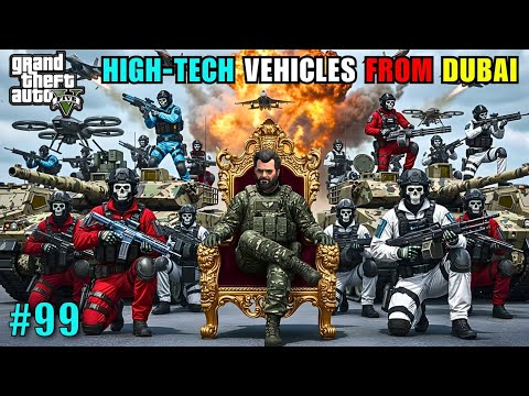 Buying Advanced High-Tech Security Vehicles from Dubai 😈🔥 | GTA 5 CINEMATIC #99