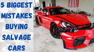 5 Biggest Mistakes and Scams When Buying Salvage Cars from Copart and IAA Insurance Salvage Auctions