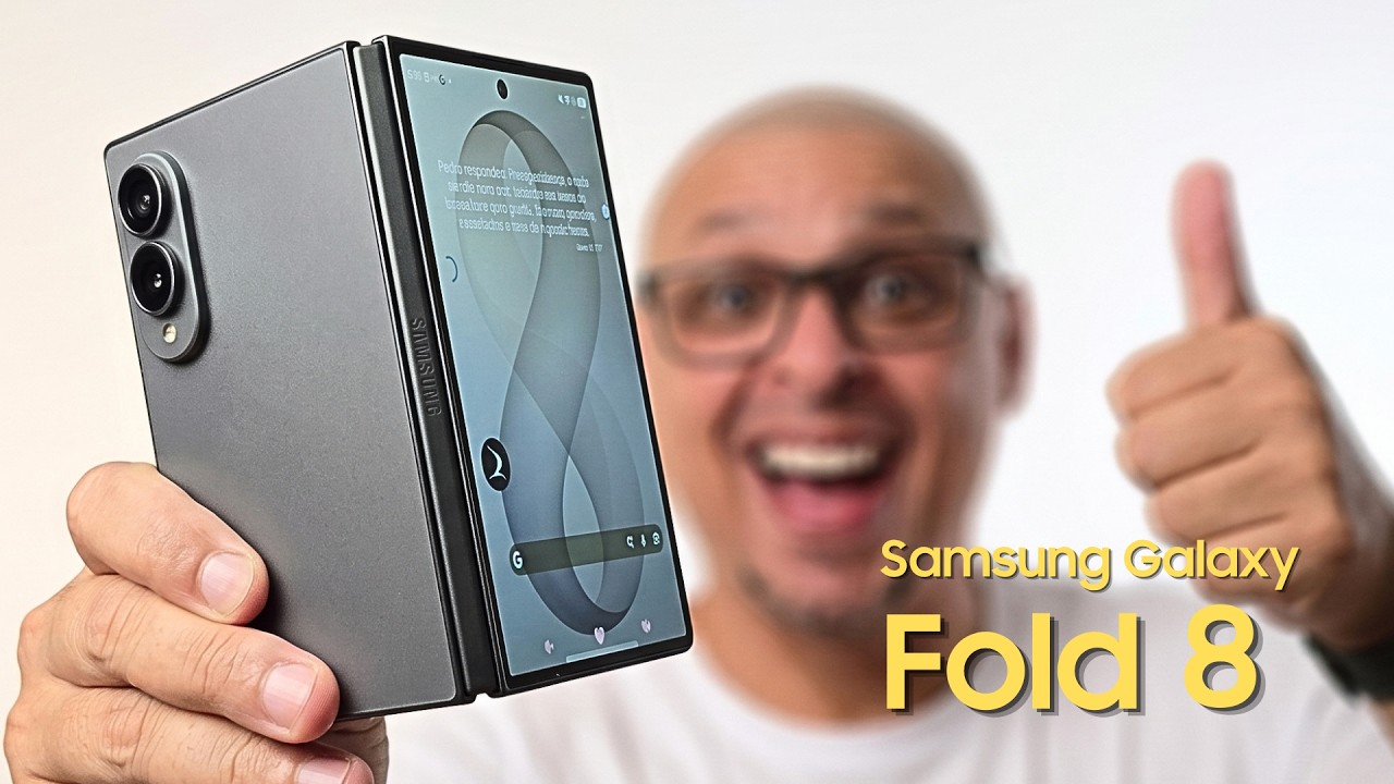 Vale a pena o Z FOLD 8?  Tudo que eu GOSTEI no Samsung Galaxy Z Fold 8