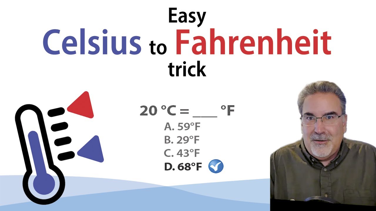 Easy Celsius to Fahrenheit Trick