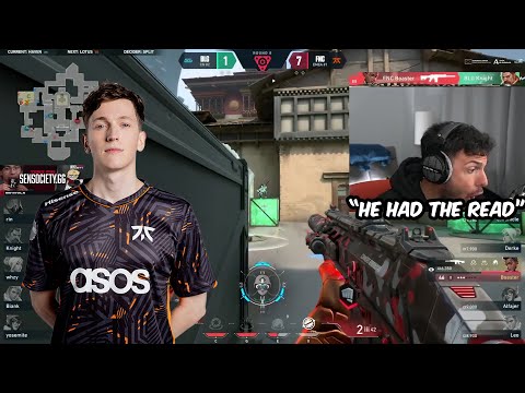 SEN Tarik REACTS To FNC Boaster INSANE 1V3 CLUTCH In VCT Champions