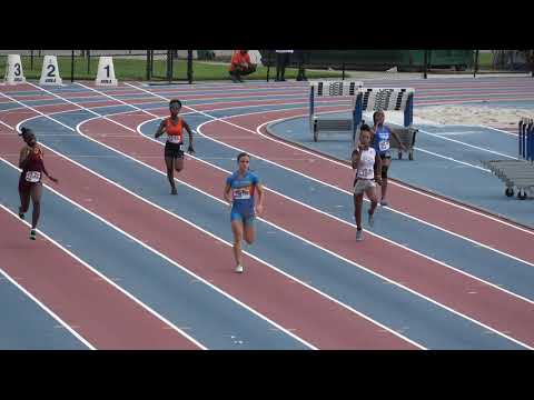 Girls 200m 17-18 Year Old Semi Finals Heat 1 - 44th Annual Northwest Track and Field Classic 2019