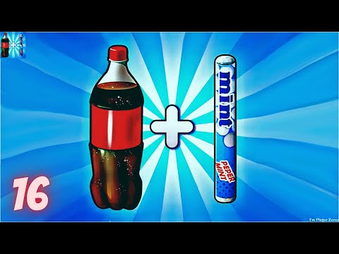 Drop And Explode: Soda Geyser - Coca cola and mint | Walkthrough  Part 16 | Android And iOS Gameplay