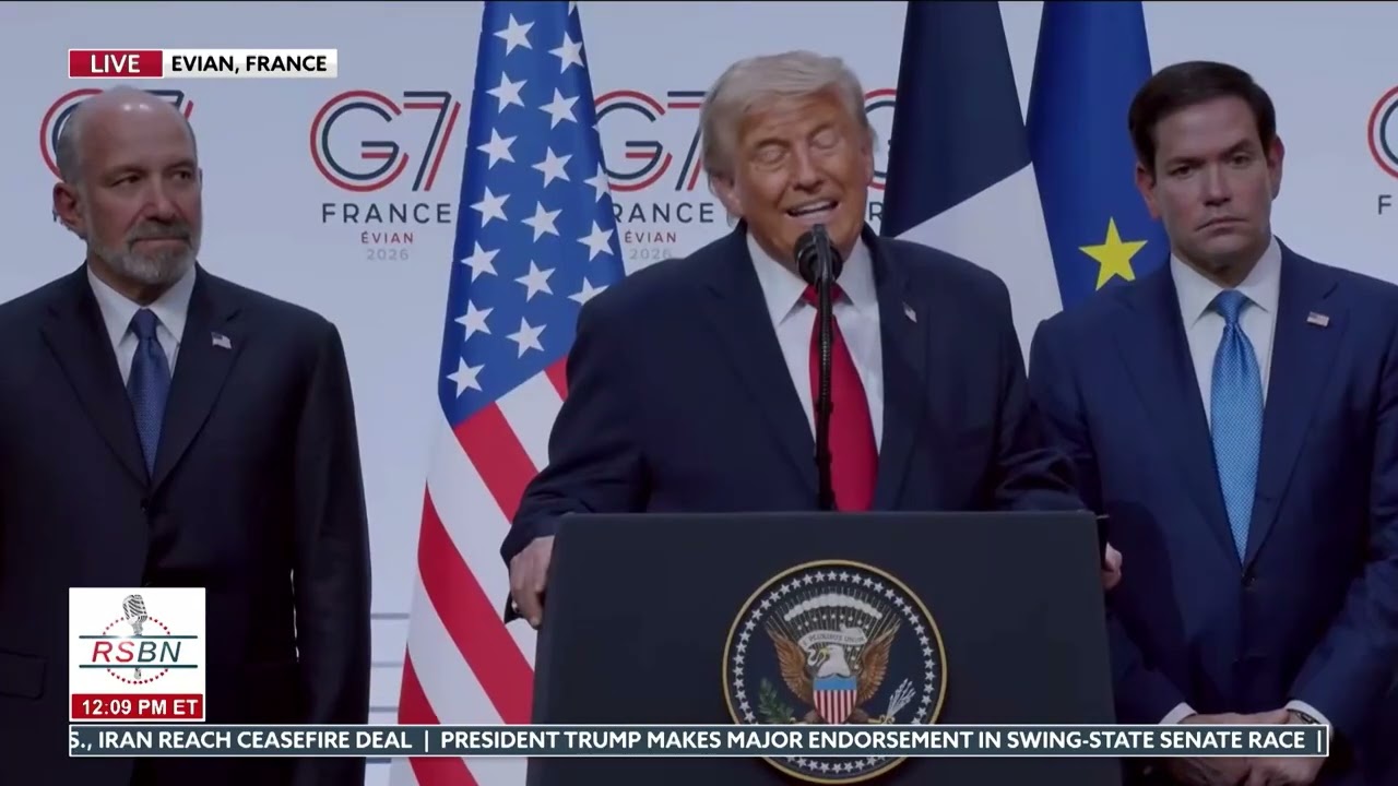 FULL EVENT: President Trump Holds Press Conference After Successful G7 Summit - 06/17/26