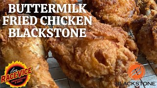 Buttermilk fried chicken on the Blackstone griddle