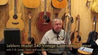 Video thumbnail for Leblanc 1960s Model 340 Paperclip Contrabass Clarinet by GordonLaSalleMusic