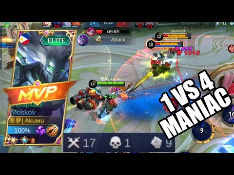 TOP SUPREME MOSKOV! HOW TO PLAY AGGRESSIVELY AND GET EASY MANIAC/SAVAGE! MLBB