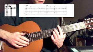 TABS! How I Play "My Favorite Fish" by Gus Dapperton (Guitar Tutorial)
