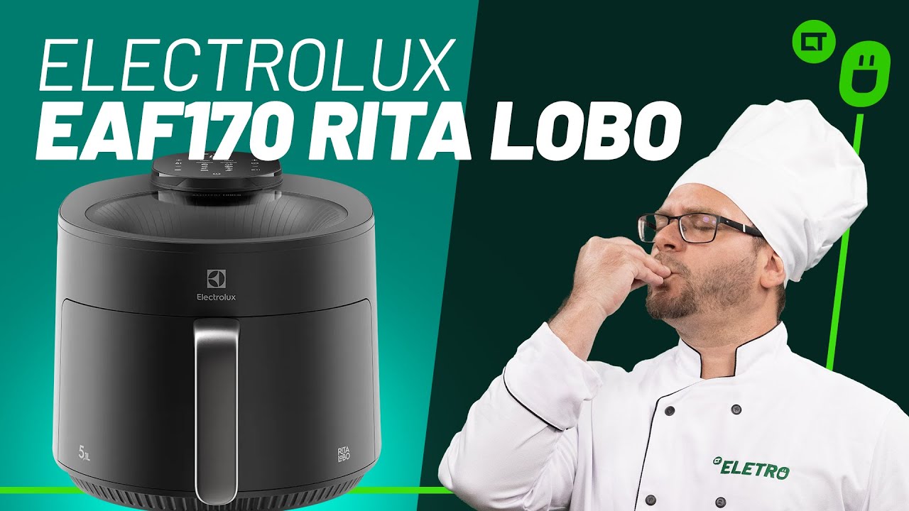 Miniatura da avaliação em vídeo de Fritadeira Elétrica Air Fryer Electrolux EAF170 5.1L Digital 1500W