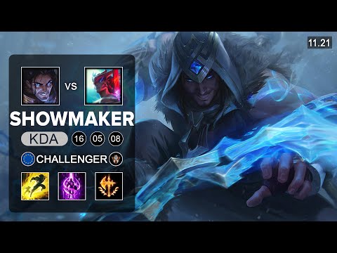 DK Showmaker Sylas Mid vs Yone - EUW Challenger - Season 11 Patch 11.21