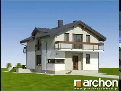 Dom w budlejach (W). ARCHON+ Projekty domów, www.archon.pl