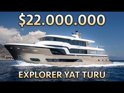 $22.000.000'lık DÜNYAYI Gezebilen LÜKS Explorer YAT Turu!