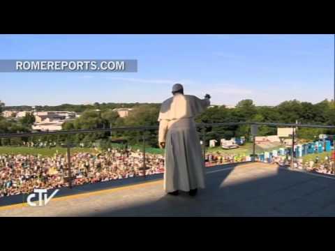 Francisco en Santuario de la Divina Misericordia