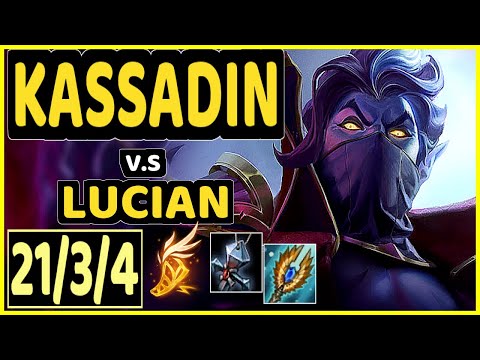 NOMANZ (KASSADIN) vs LUCIAN - 21/3/4 KDA MID CHALLENGER GAMEPLAY - EUW