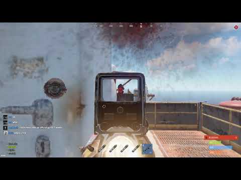 Easy way to clear heavy scientists on large oil rig solo