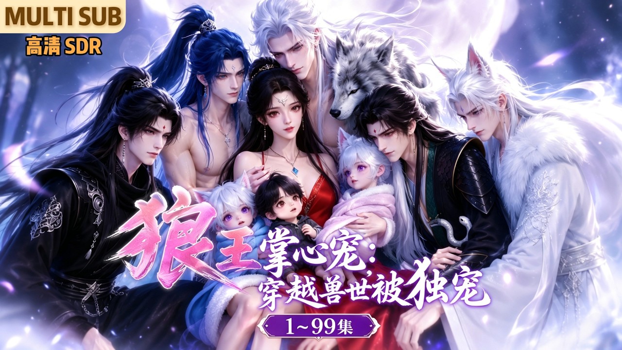 MULTI SUB《狼王掌心宠：穿越兽世被独宠》1~99集🌸苏苏醒来竟穿越到了原始莽荒的兽人世界，开局就被一个高大俊美却冷漠的银狼捡走了。 #动漫 #漫剧 #小九追书吖