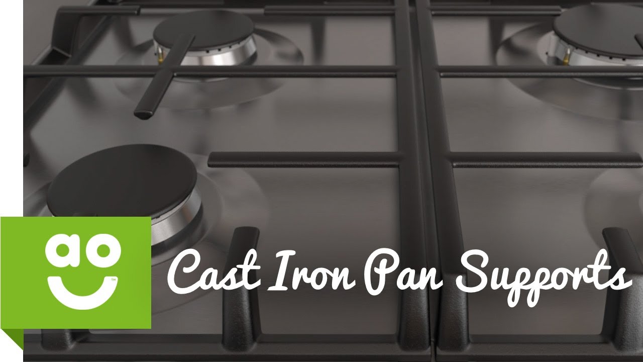 Watch video Bosch Cast Iron Pan Supports | Gas Hobs | ao.com Now Bosch Cast Iron Pan Supports | Gas Hobs | ao.com