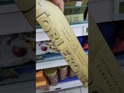 The big Toblerone  bar chocolate