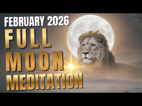 Full Moon Meditation February 2026 | Leo Moon for Heart Healing & Authentic Expression