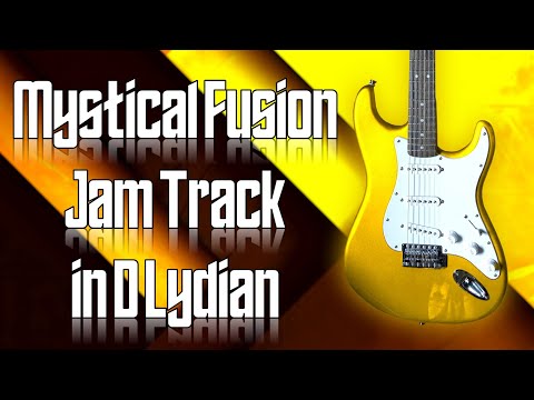 Mystical Fusion Jam Track in D Lydian 🎸 Guitar Backing Track