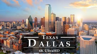 Dallas Texas City, USA 🇺🇸 drone [4K UltraHD] | Dallas Night Skylines - Dallas City Downtown Vlog