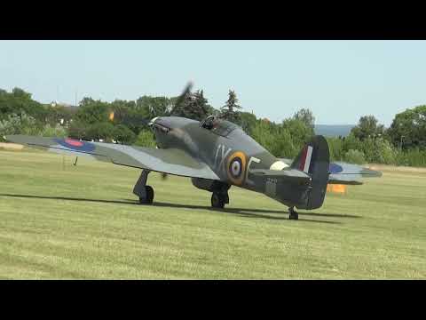 Hawker Hurricane Mk.IV , The world's last airworthy Hurricane on airshow display Mladá Boleslav 2022
