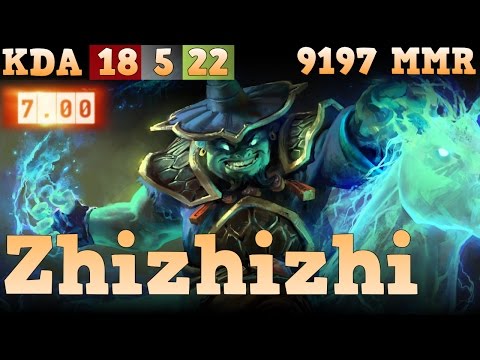 How to play Storm Spirit in the patch 7.06? Zhizhizhi Storm Spirit full game.