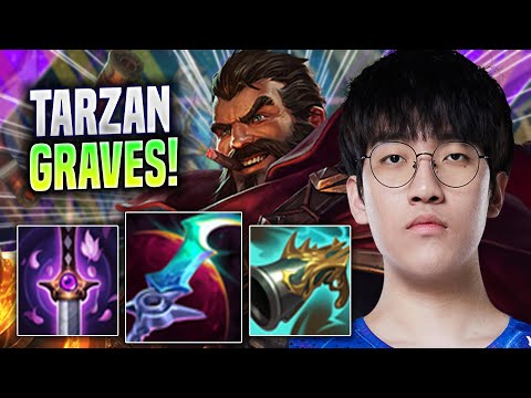 TARZAN CRAZY GAME WITH GRAVES! - LNG Tarzan Plays Graves JUNGLE vs Lee Sin! | Season 2022