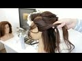 Wedding updo tutorial for long hair