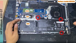 Hp probook 450 G7 battery replacement. How to replace Hp probook 450 G7 battery.#hpprobook#battery