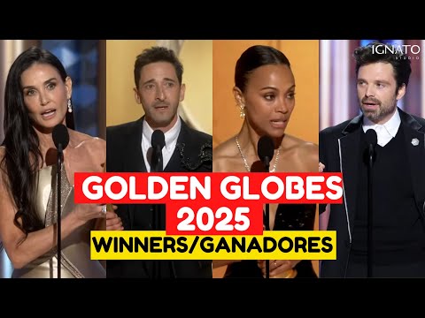 TODOS LOS GANADORES DE LOS GLOBOS DE ORO 2025| Golden Globes 2025 Winners