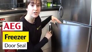 Freezer Seal Not Sticking? - How to Fit a Freezer Seal Quickly (AEG)