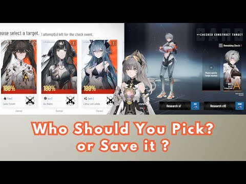 PGR Who Should You Pick for 100% Rate Up in Standard Banner or Save it Later?