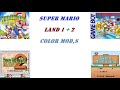 Super Mario Land 1 2 The 6 Golden Coins Game Boy Color Mod