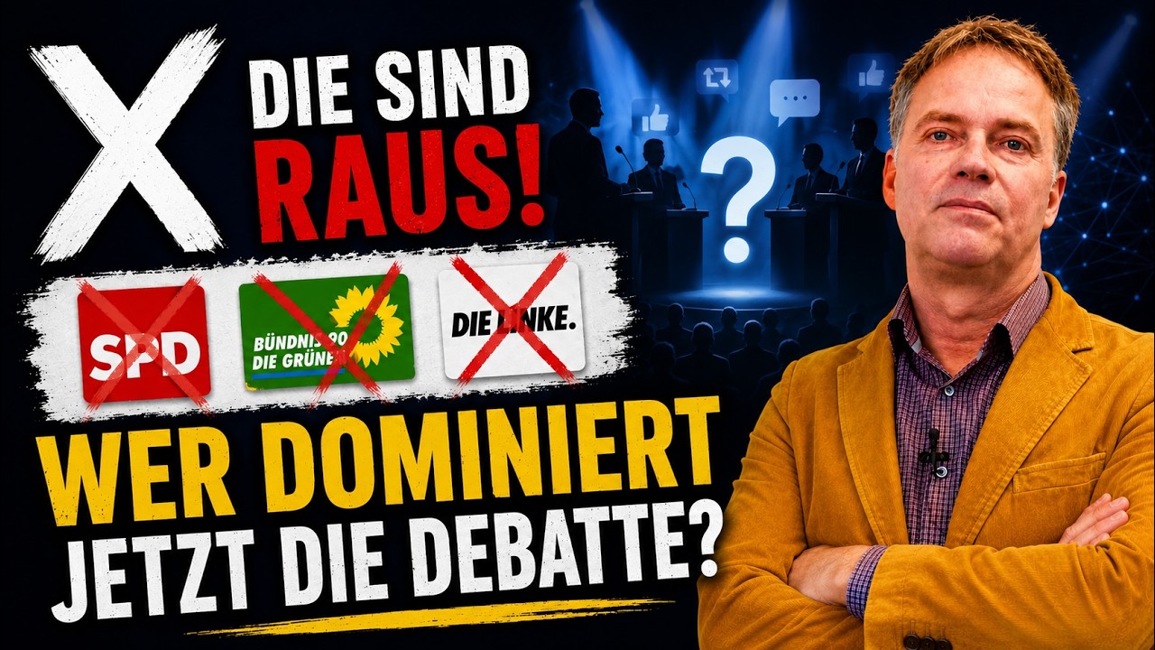 X ohne SPD, Grüne & Linke: Wer dominiert jetzt die Debatte?