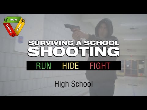 RUN - HIDE - FIGHT || Active Shooter Preparedness Training for High Schools