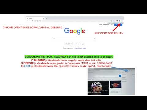 Instructie vind het bestand