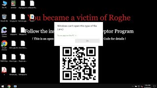 Roghe ransomware removal [.enc file virus].