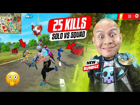 FF Very Unique & Best Auto Look Changer Bundle Solo Vs Squad Gameplay until I Win 😎 Tonde Gamer