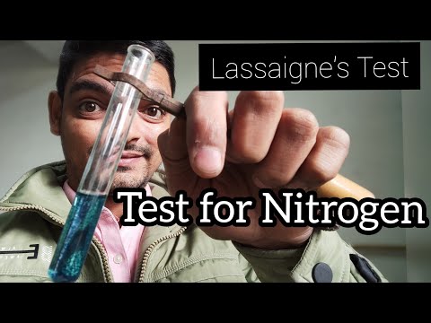 Detection of extra elements in the given organic compounds | #Lassaigne's test | Test for Nitrogen
