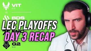 THE BRACKET IS LOOKING VERY SPICY 🥵 - LEC Spring Playoffs Day 3 Recap | YamatoCannon