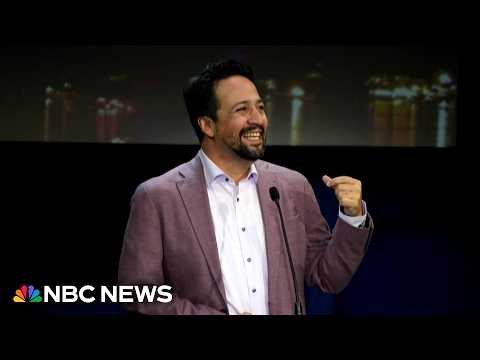 Lin-Manuel Miranda rallies Latino voters for Democratic candidates ahead of midterms